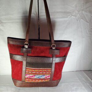 NWOT Bolivian Leather Hand Made bag